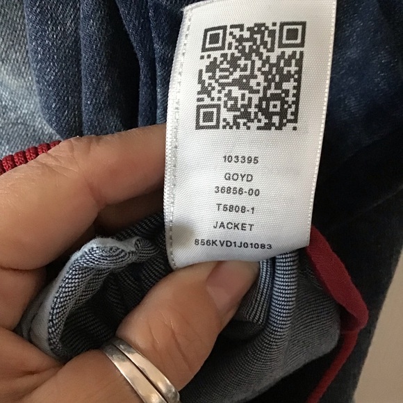 Mens True Religion Denim Bomber Jacket NWT - Picture 5 of 7